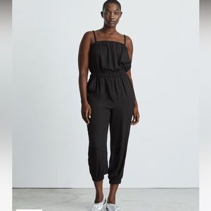 New EVERLANE The Party-Of-One Jumpsuit in Black Size S